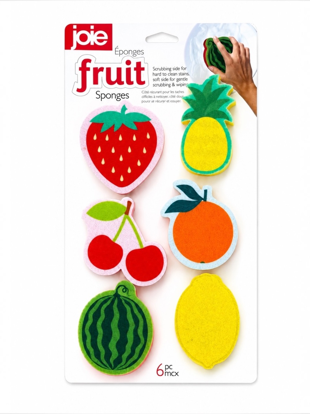 Joie 6 Pack Fruit Sponges